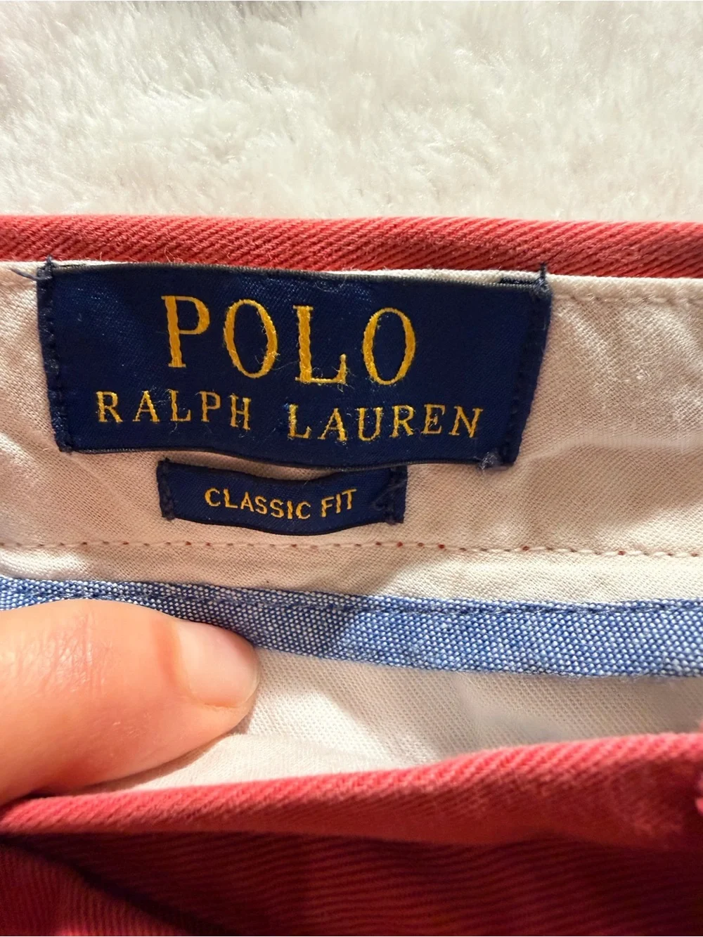 Polo Ralph Lauren holes tears